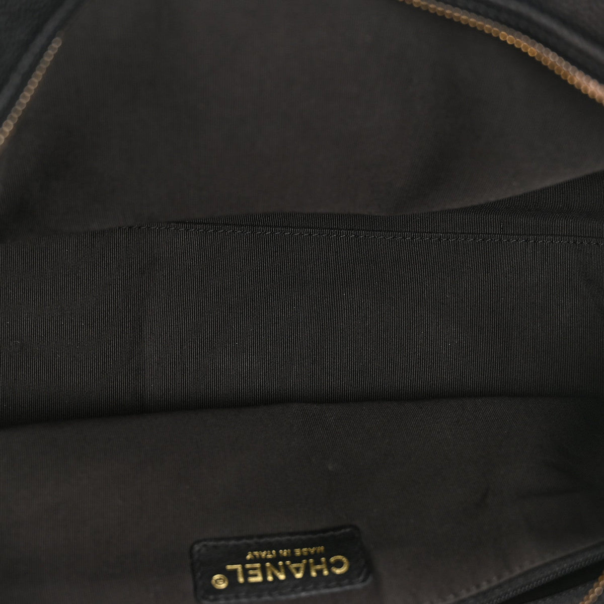 Caviar Quilted Large Bowler Black