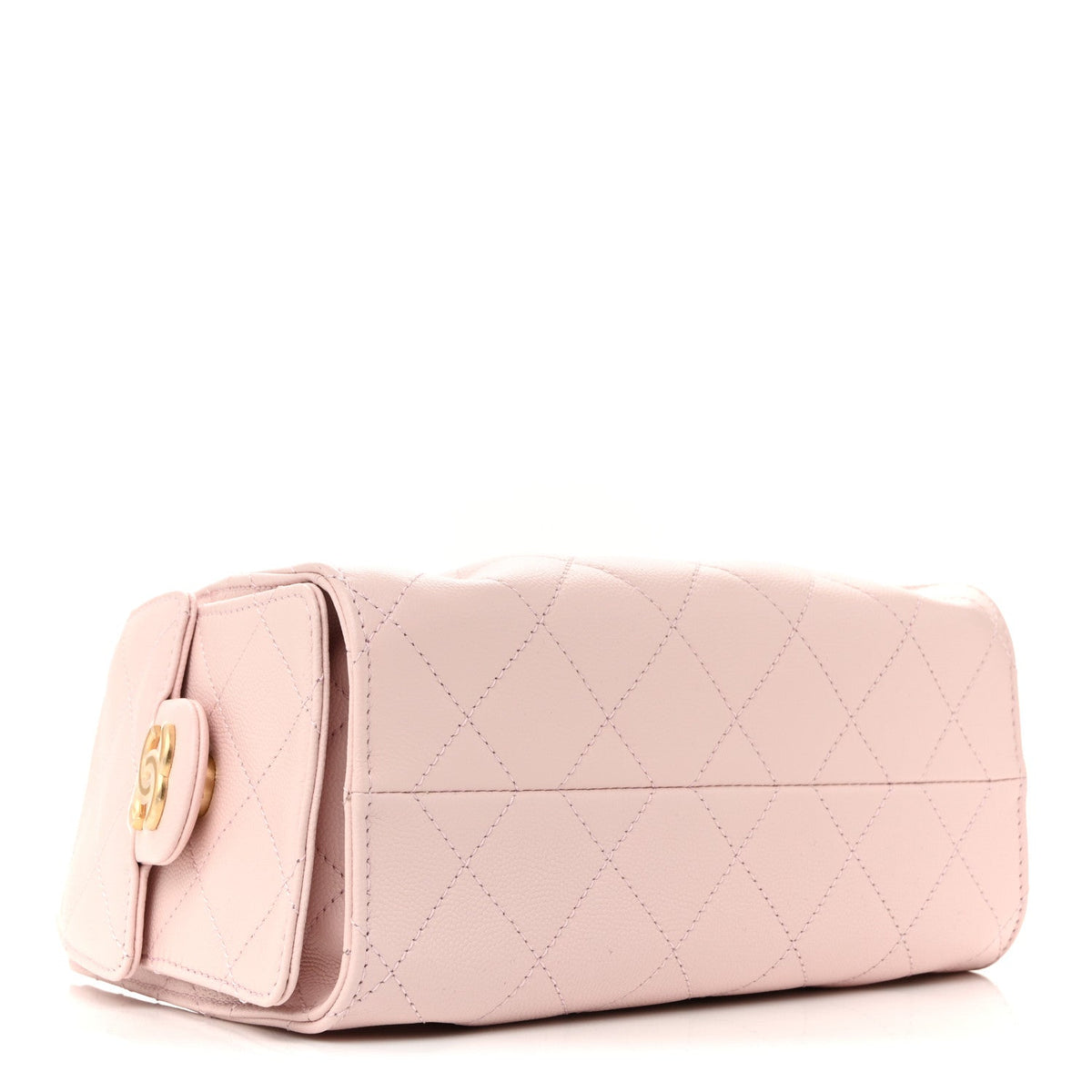 Caviar Quilted Mini Chanel 25 Handbag Light Pink