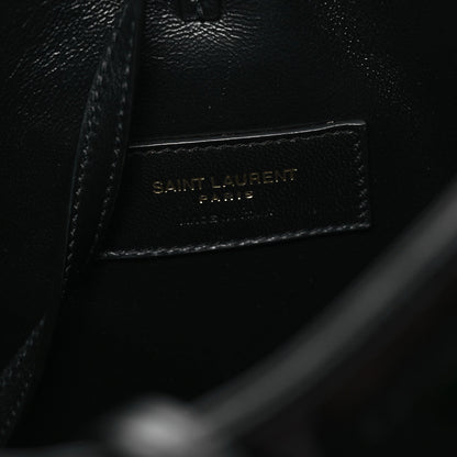 Patent Calfskin Rendez-Vous Hobo Black