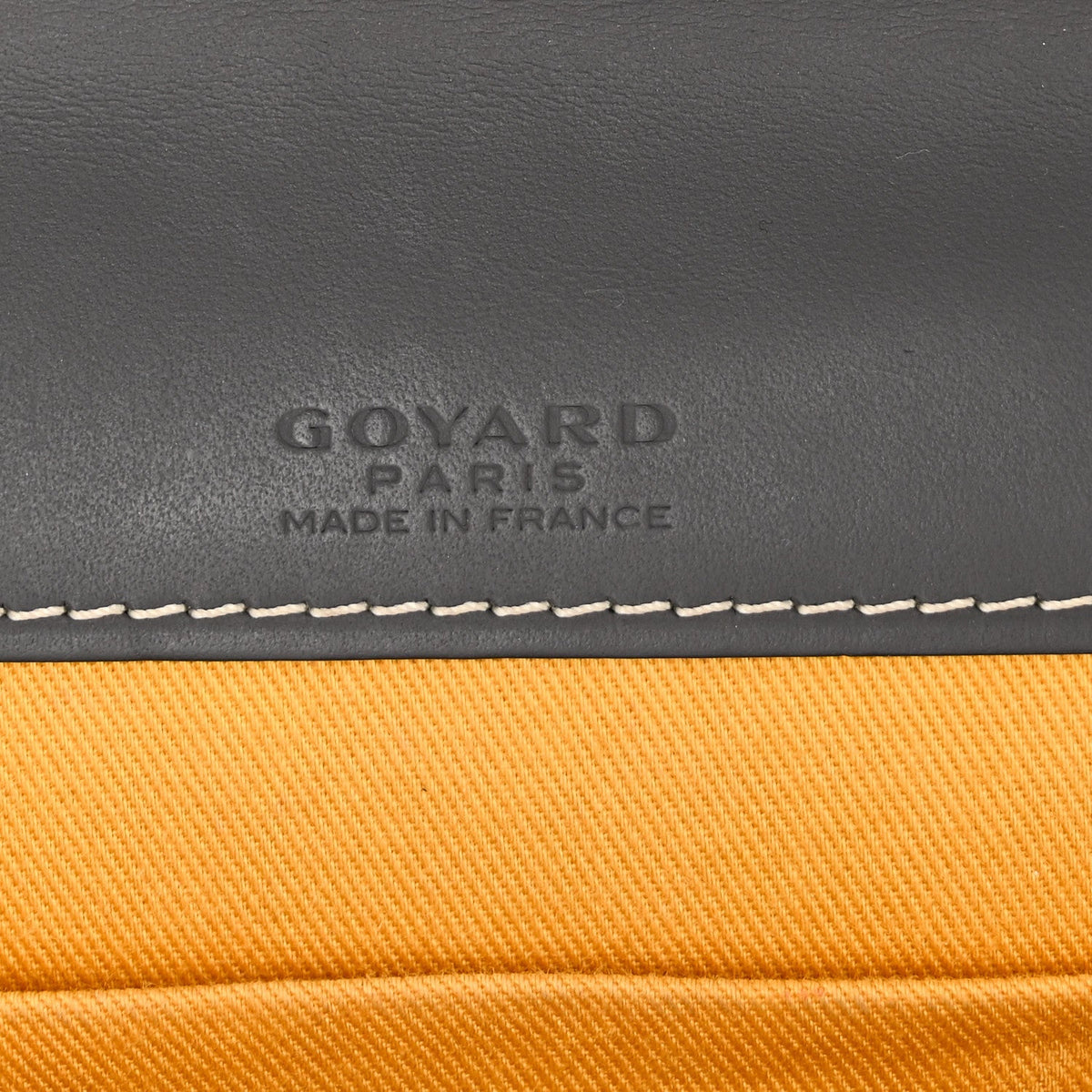 Goyardine Monte Carlo Bois Clutch With Strap Gray