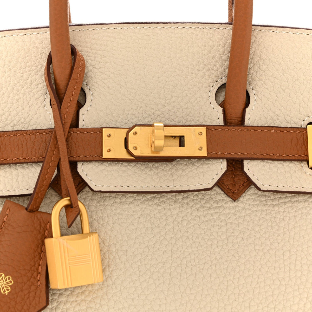 Togo Horseshoe Birkin 25 Craie Gold