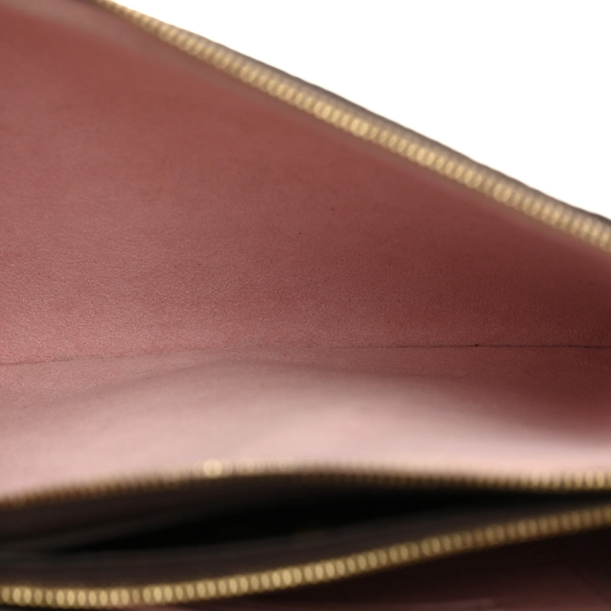 Monogram 2020 Christmas Animation Big Wheel Double Zip Pochette Rose Ballerine
