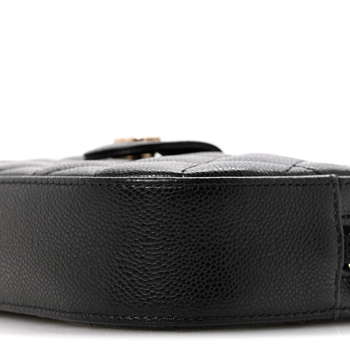 Caviar Quilted Chain Camera Bag Black