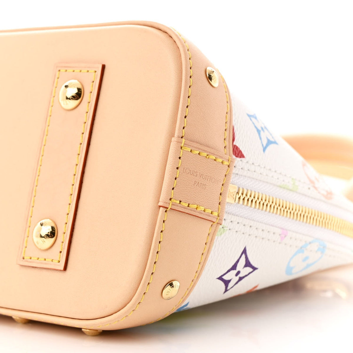 LV x TM Monogram Multicolor Alma BB White