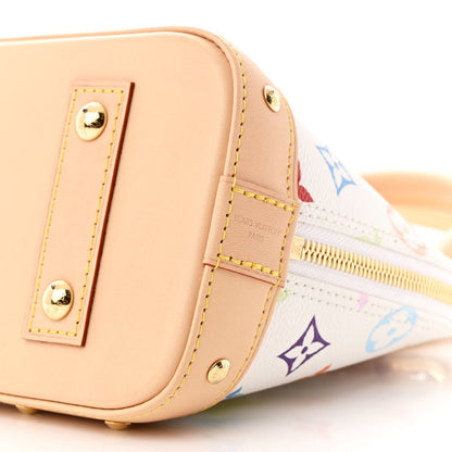 LV x TM Monogram Multicolor Alma BB White