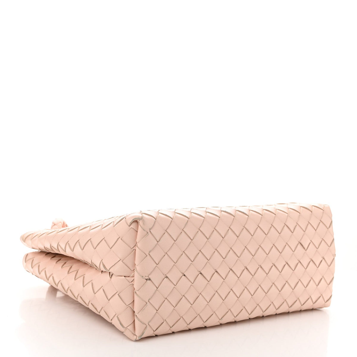 Nappa Intrecciato Medium Andiamo Shoulder Bag Lotus