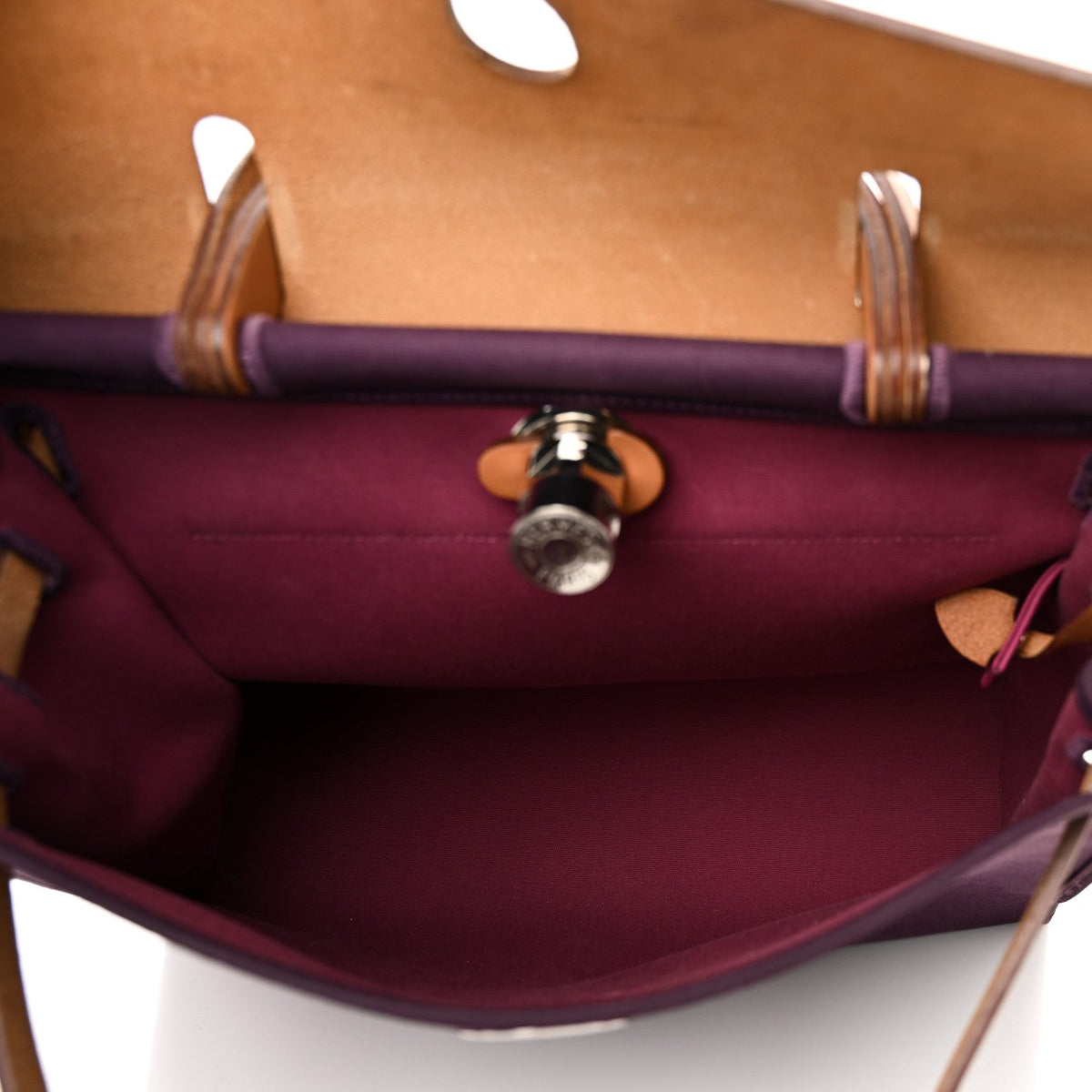 Toile Vache Hunter Herbag Zip 31 PM Cassis Fauve