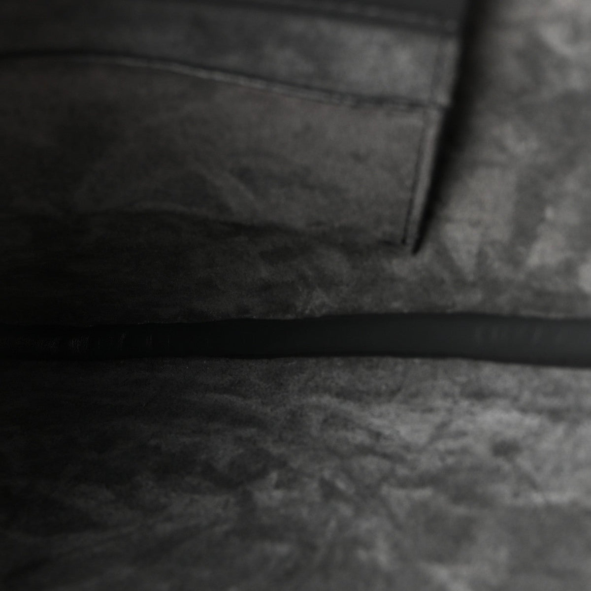 Calfskin Intrecciato Small Virgule Ardoise