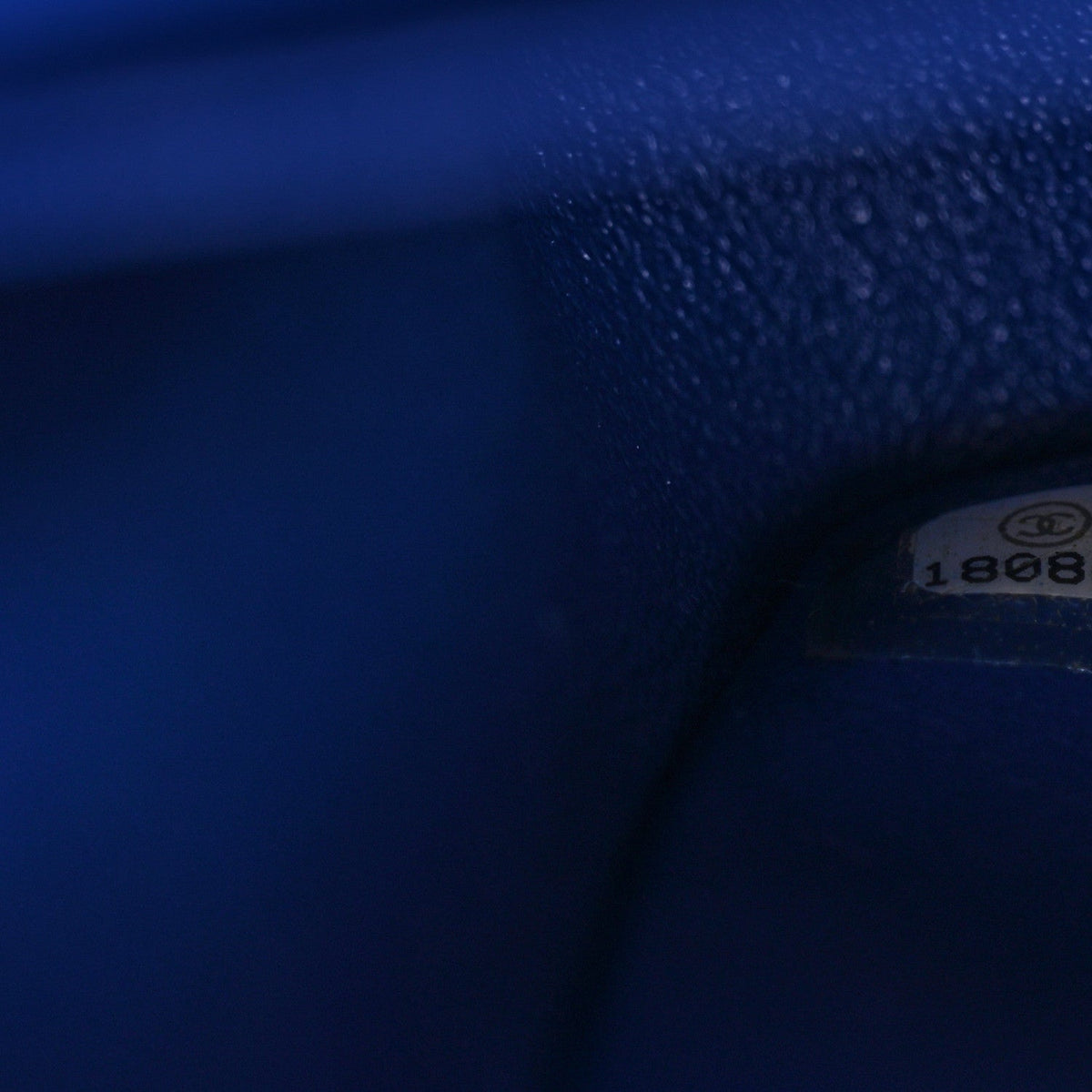 Lambskin Quilted Medium Double Flap Blue