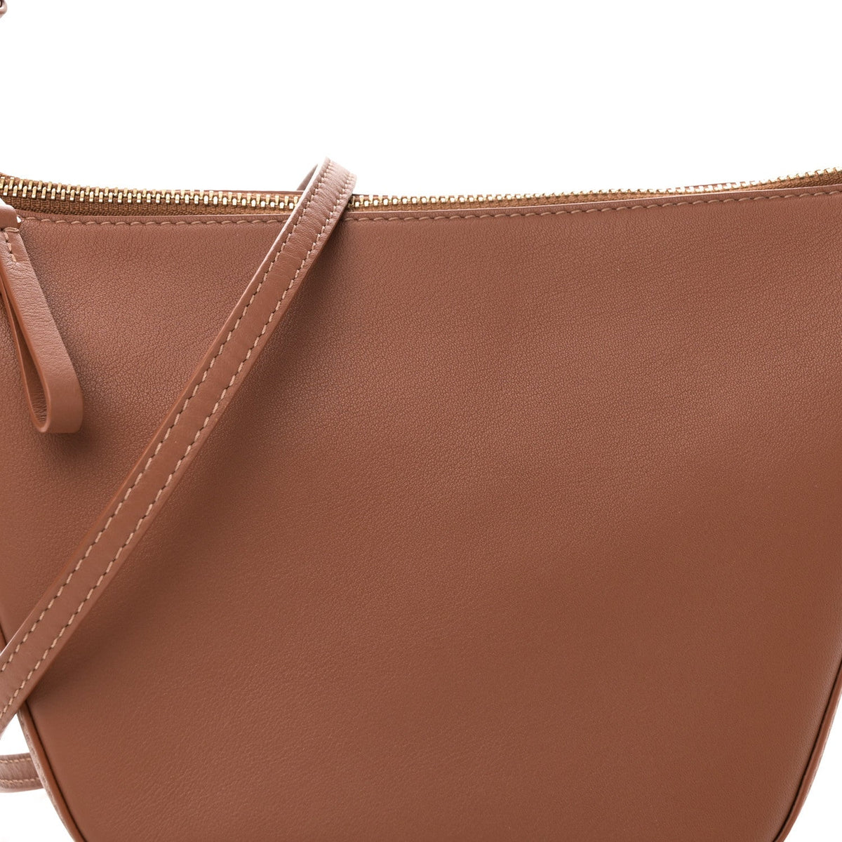 Calfskin Mini Hammock Hobo Tan