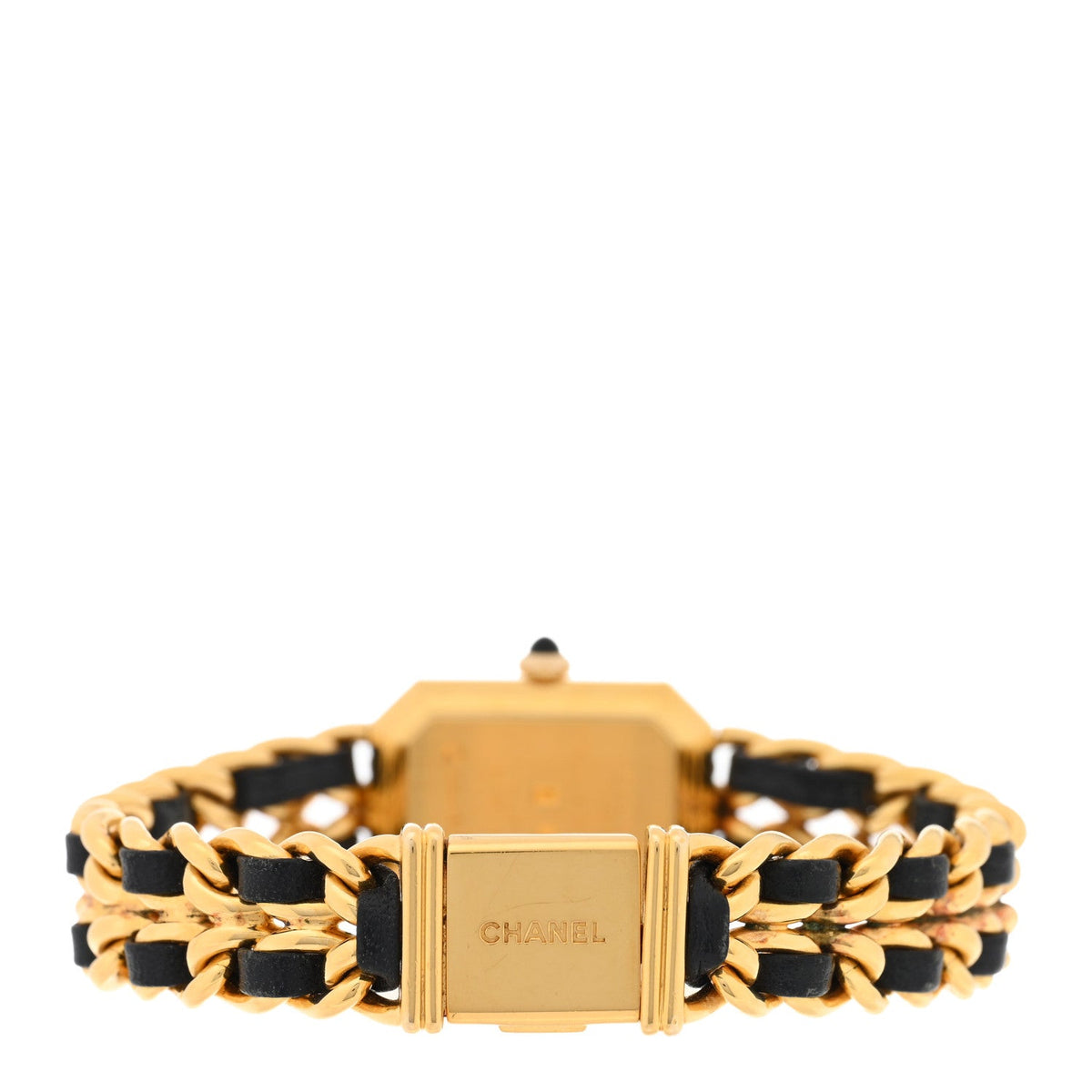 Stainless Steel Lambskin 20mm Chain Premiere Quartz Watch Gold XL