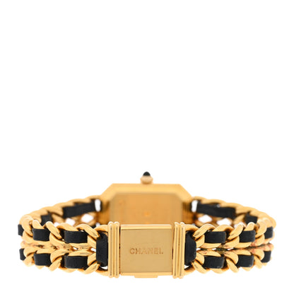 Stainless Steel Lambskin 20mm Chain Premiere Quartz Watch Gold XL