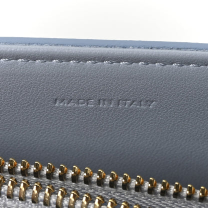 Satinated Calfskin Mini 16 Top Handle Bag Pale Blue