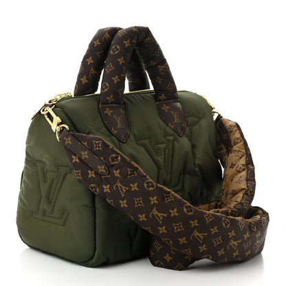 Econyl Mini Monogram Pillow Speedy Bandouliere 25 Khaki