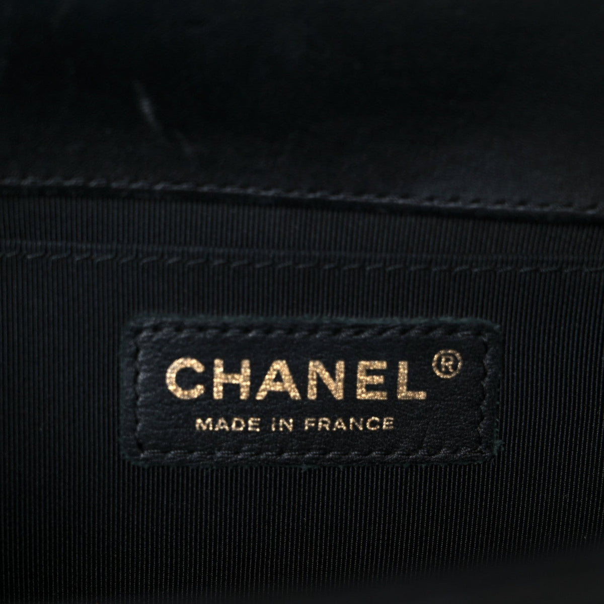 Lambskin Quilted Medium Boy Flap Black
