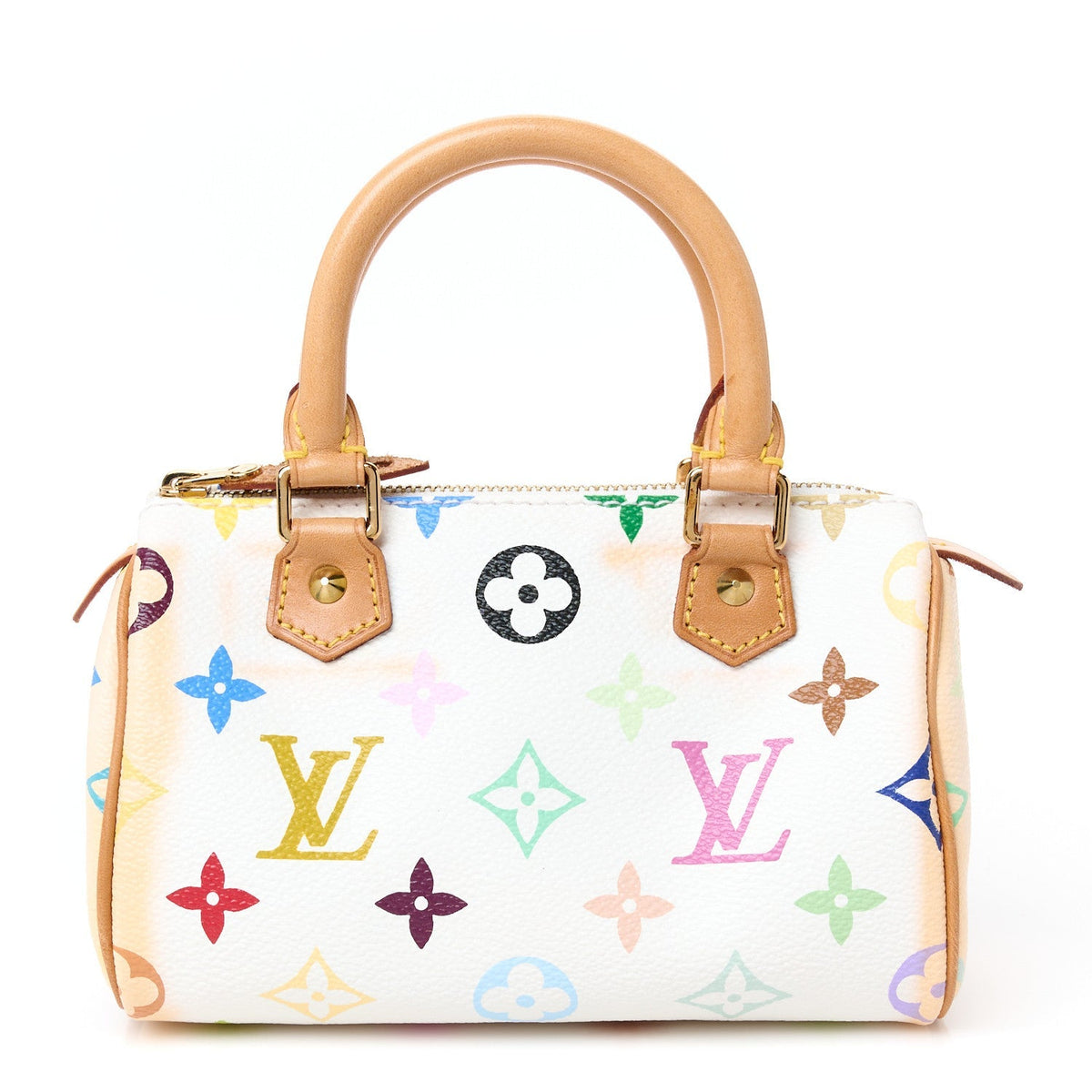 Monogram Multicolor Mini Sac HL Speedy White