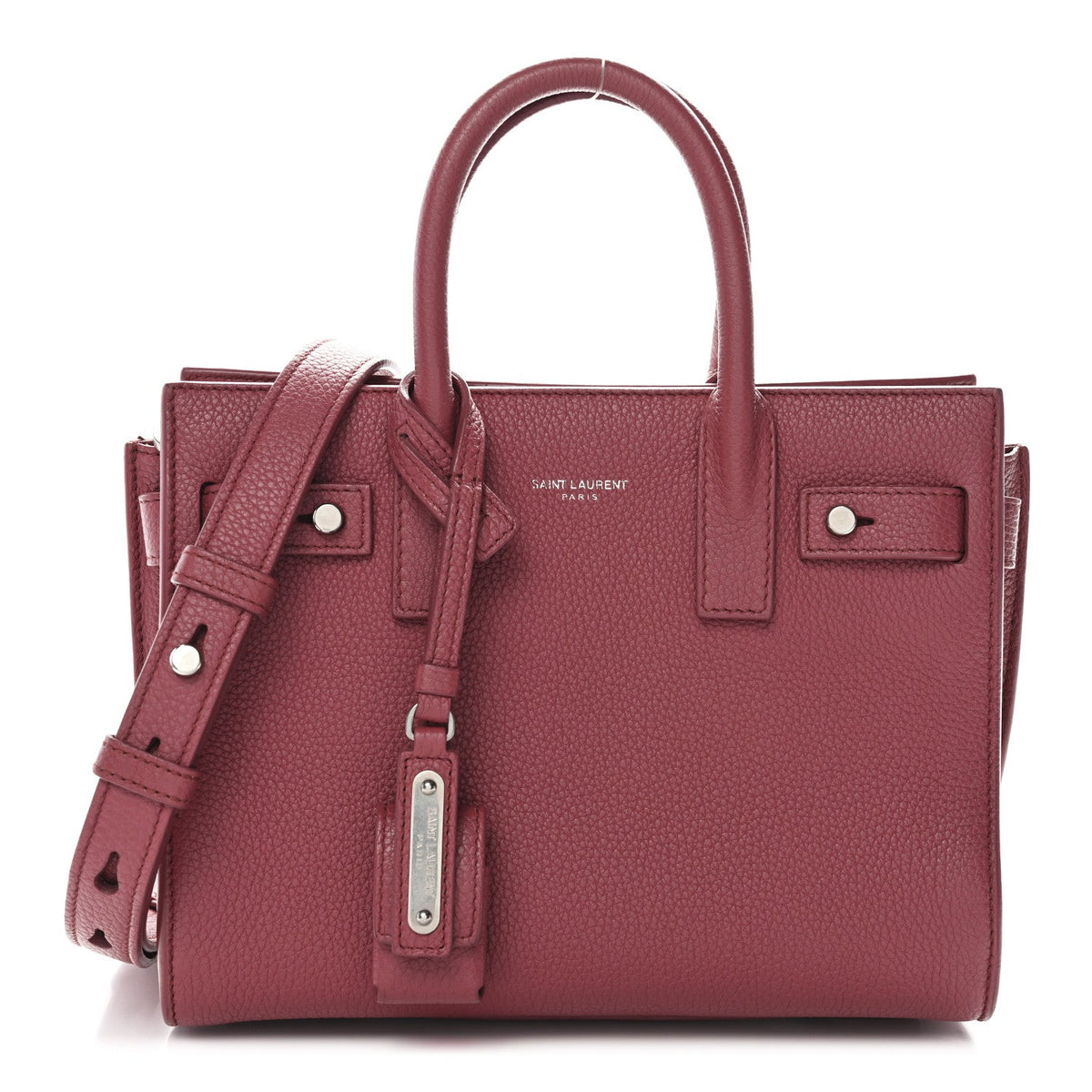 Grained Calfskin Nano Sac De Jour Souple Mystic Rose