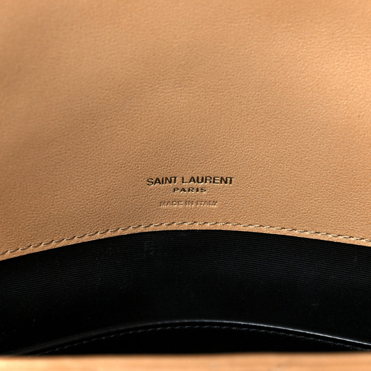Lambskin Chevron Quilted Large Loulou Natural Tan