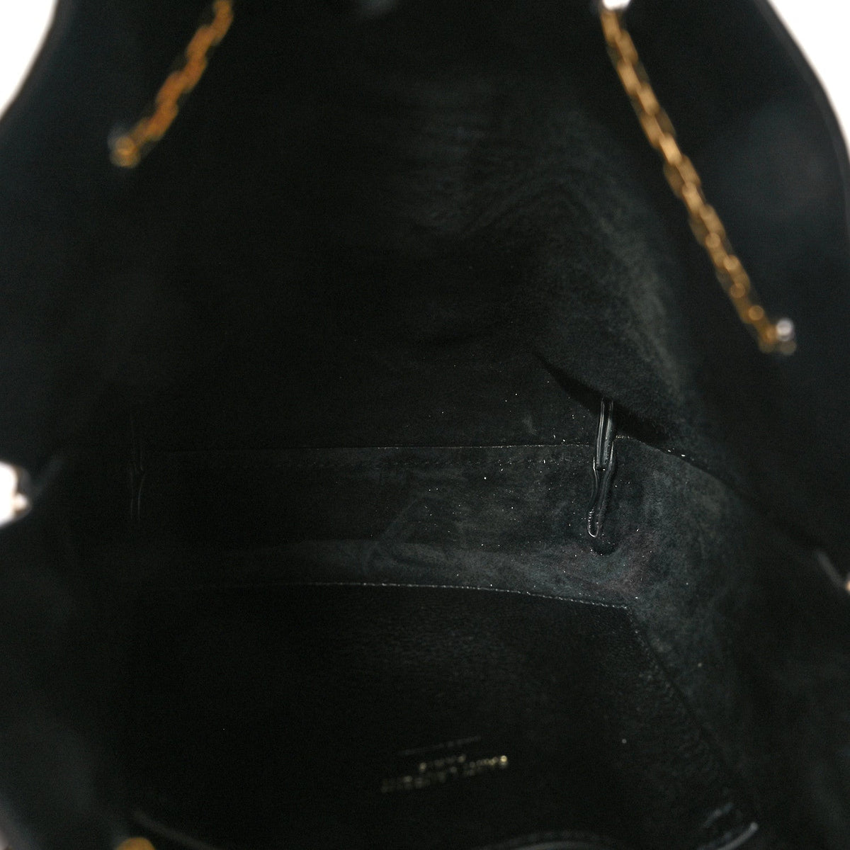 Lambskin Pochon Shoulder Bag Black