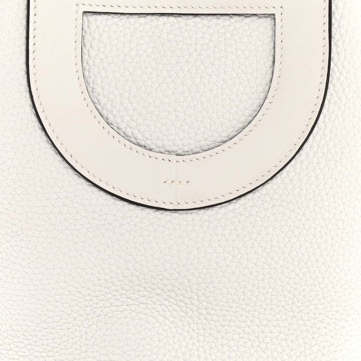 Taurillon Clemence Swift In-The-Loop 18 Bag New White