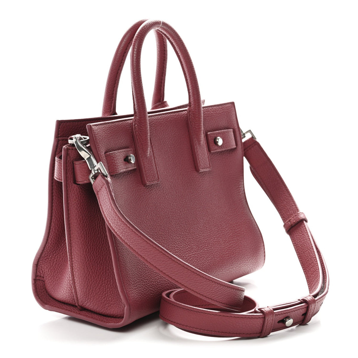Grained Calfskin Nano Sac De Jour Souple Mystic Rose