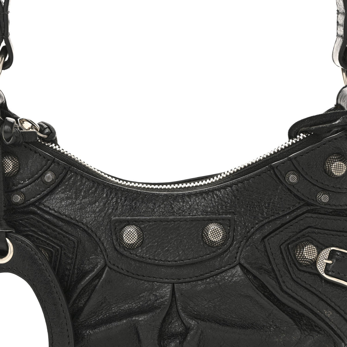 Agneau Arena Le Cagole Shoulder Bag XS Black