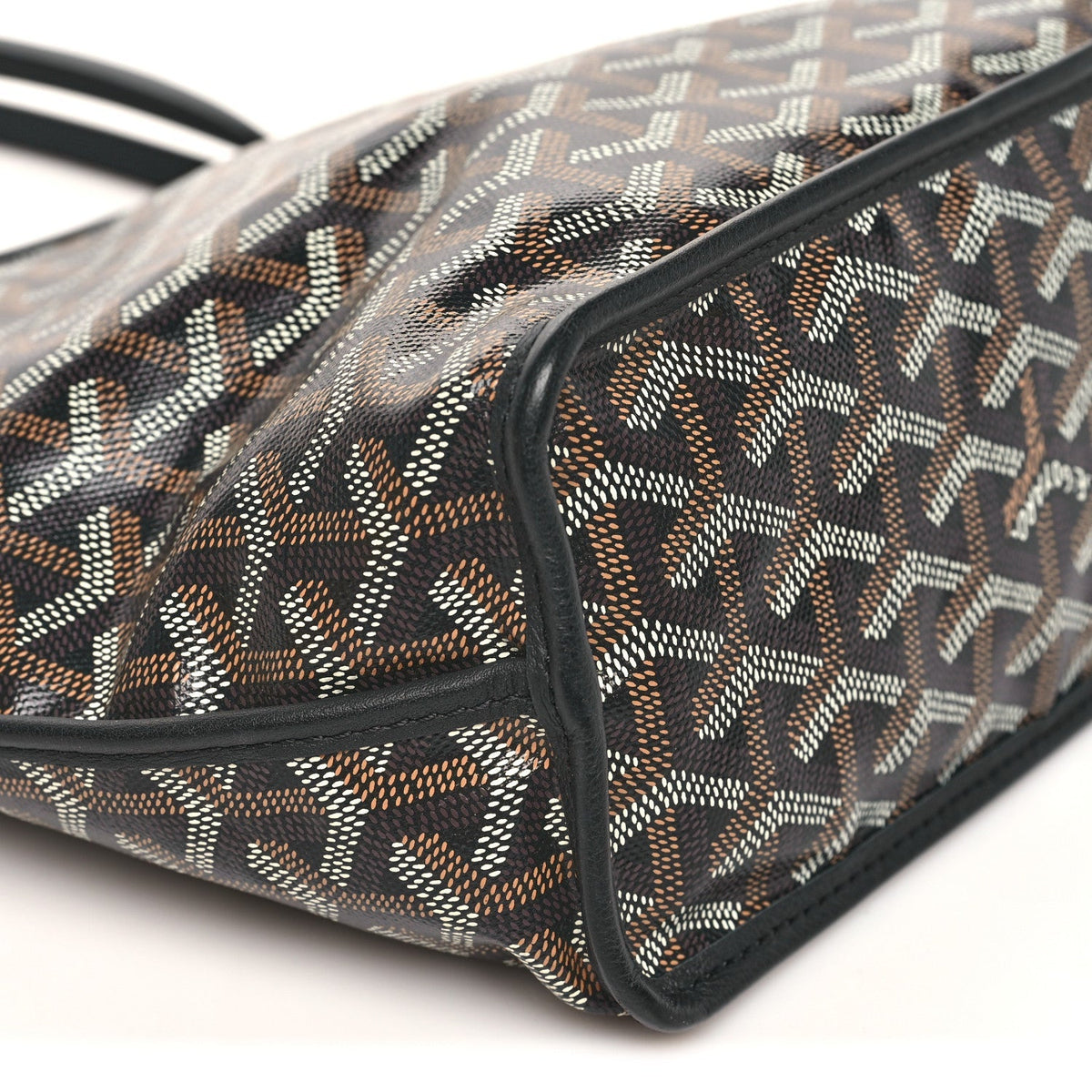 Goyardine Reversible Mini Anjou Black