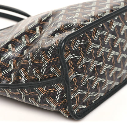 Goyardine Reversible Mini Anjou Black