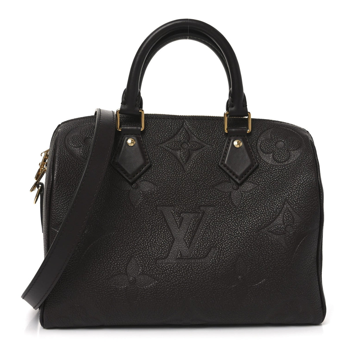 Empreinte Monogram Giant Speedy Bandouliere 25 Chocolate