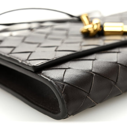 Nappa Intrecciato Andiamo Pouch On Strap Fondant