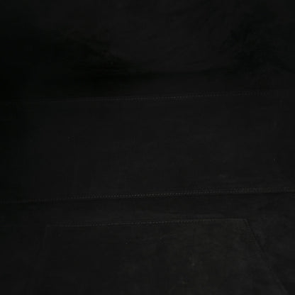 Calfskin Cuir Triomphe Cabas Drawstring Black