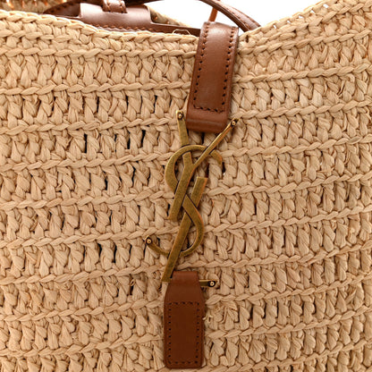Raffia Calfskin Le 5 A 7 Small Hobo Natural Brick