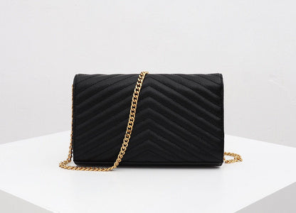 Saint Laurent YSL Red Chain Wallet