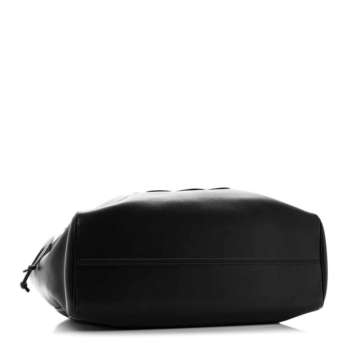 Smooth Calfskin Cuir Triomphe Cabas Drawstring Black