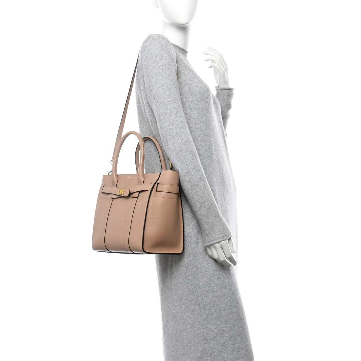Small Classic Silky Calfskin Small Zipped Bayswater Maple