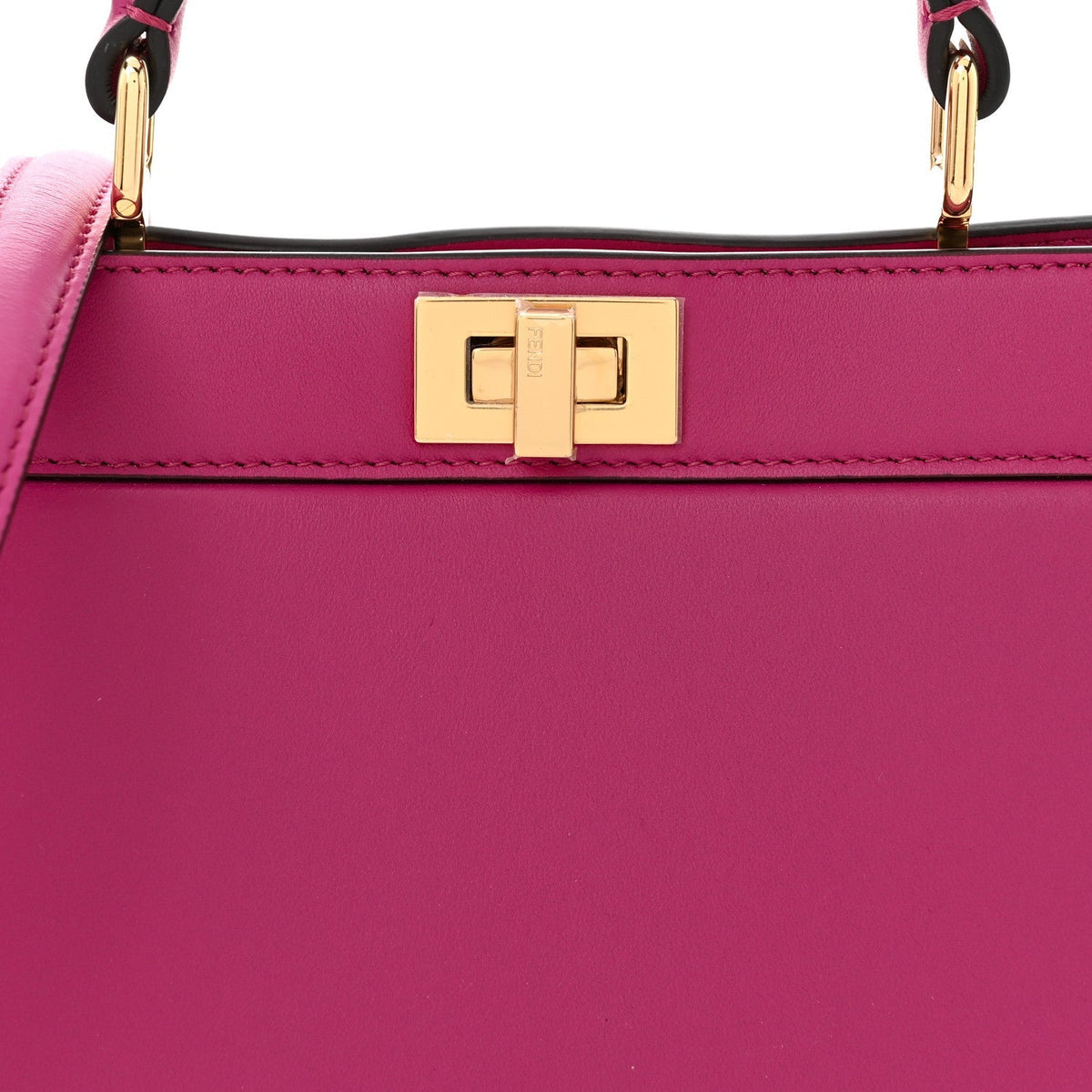 Shiny Nappa Petite Peekaboo I SEE U Satchel Ciclamino Pilar