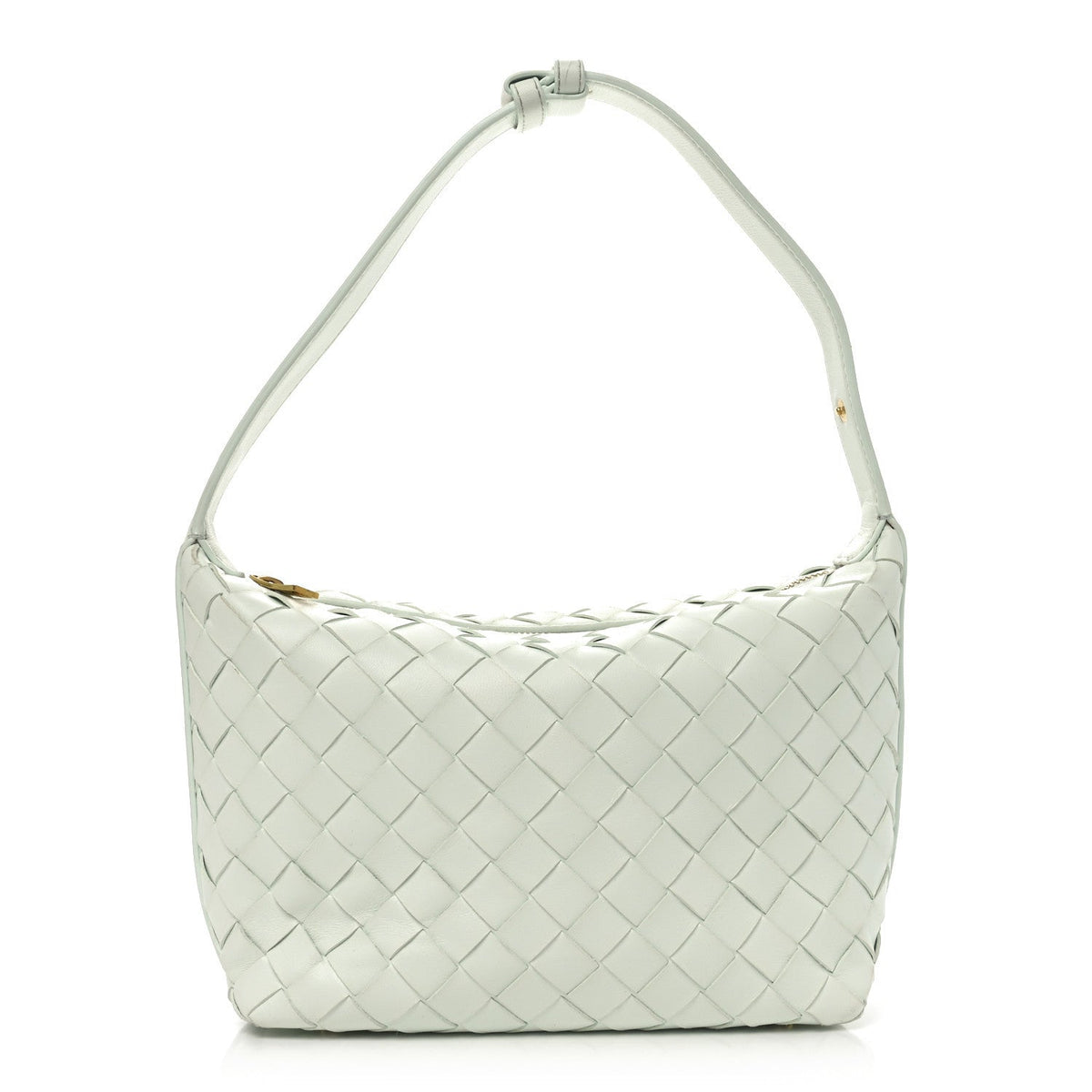 Calfskin Nappa Intrecciato Mini Wallace Glacier Muse