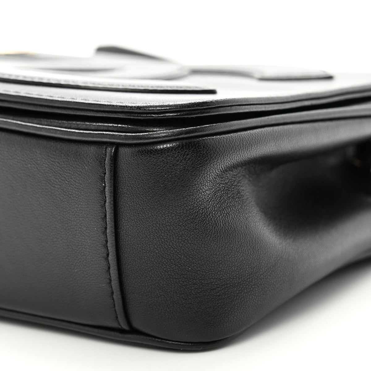 Lambskin CC Mania Flap Bag Black