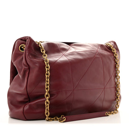 Lambskin Matelasse Monogram Maxi Jamie 4.3 New Dark Bordeaux