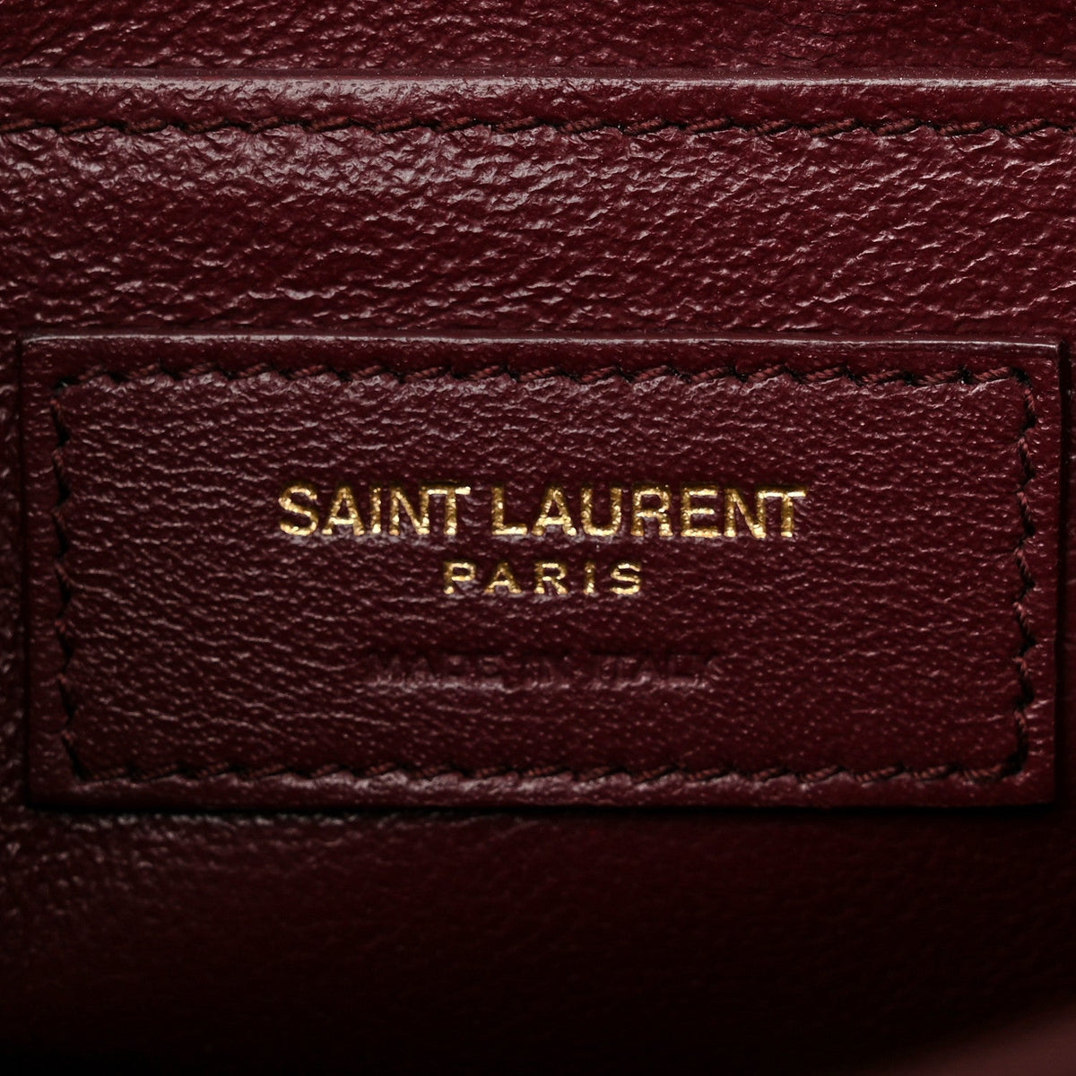 Smooth Calfskin Medium Classic Monogram Cassandra Top Handle Crema Soft Rouge Legion