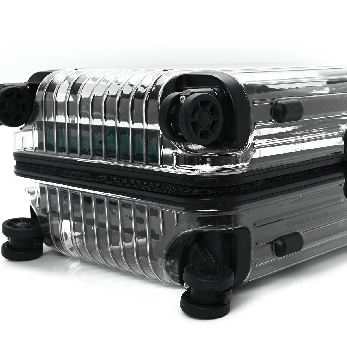 X RIMOWA Polycarbonate Luggage Transparent