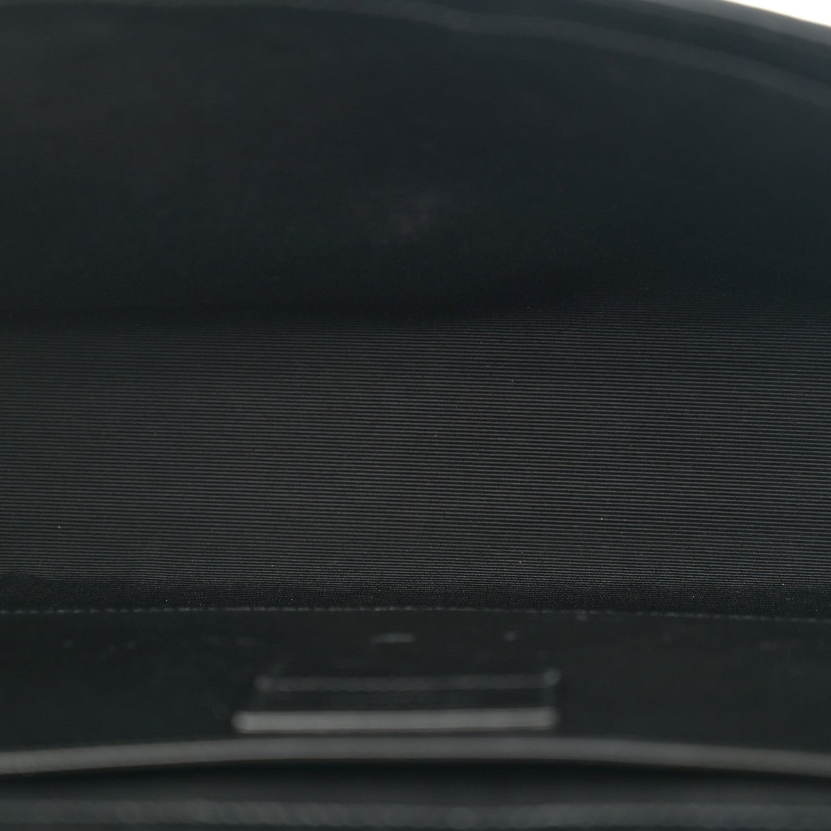 Calfskin Crocodile Embossed Large Classic Monogram Kate Satchel Black