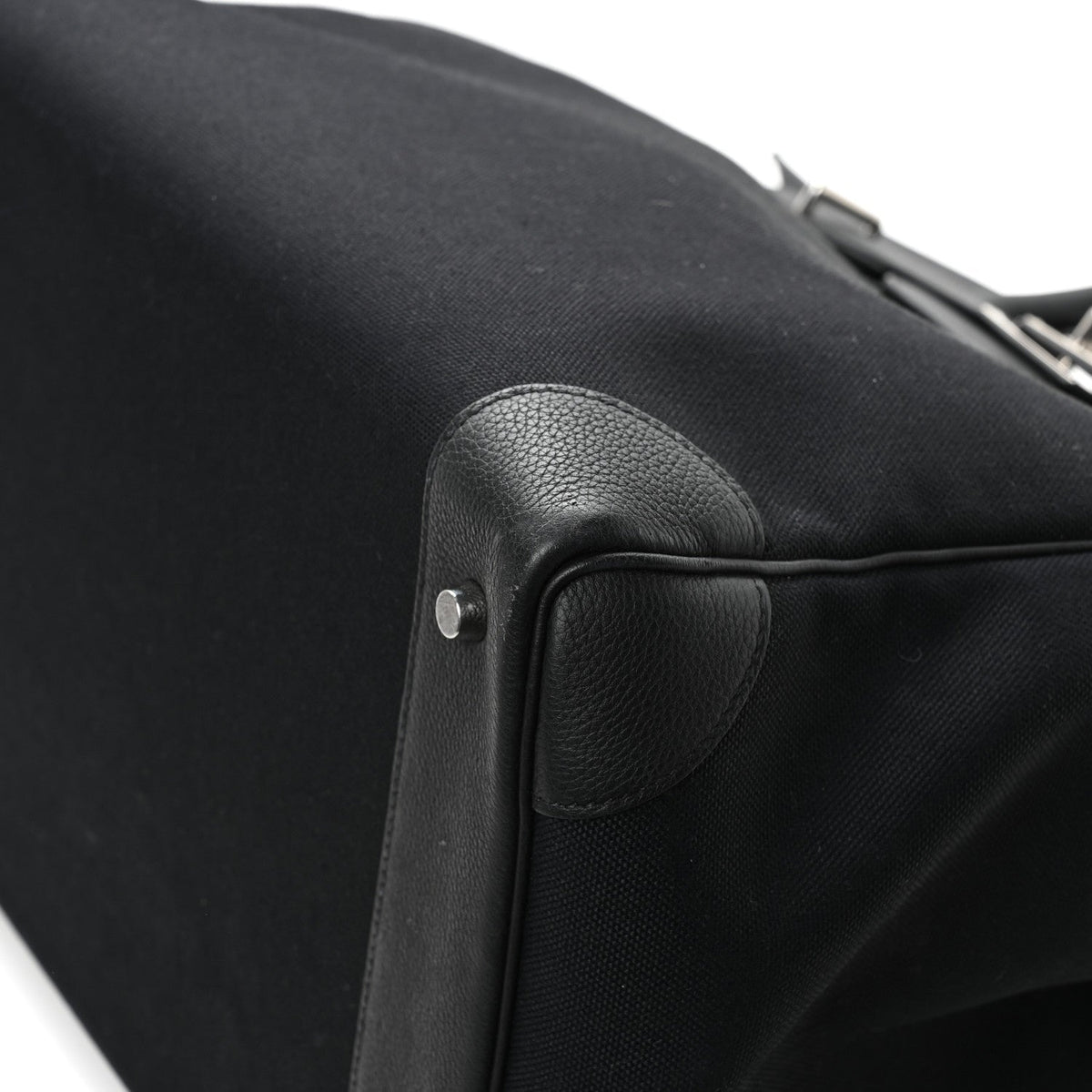 Togo Toile HAC Travel Birkin 40 Black