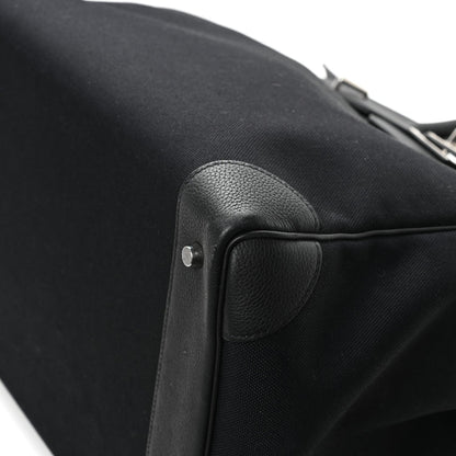 Togo Toile HAC Travel Birkin 40 Black