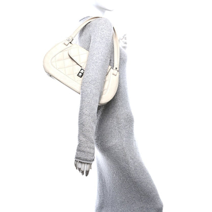 Caviar Quilted Mademoiselle Flap Bag Light Beige