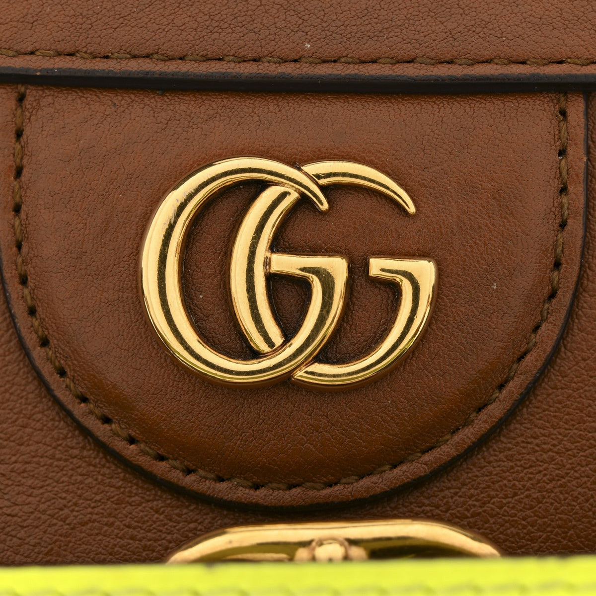 Wonka Grain Calfskin Mini Diana Tote Bag Cuir Yellow Fluo