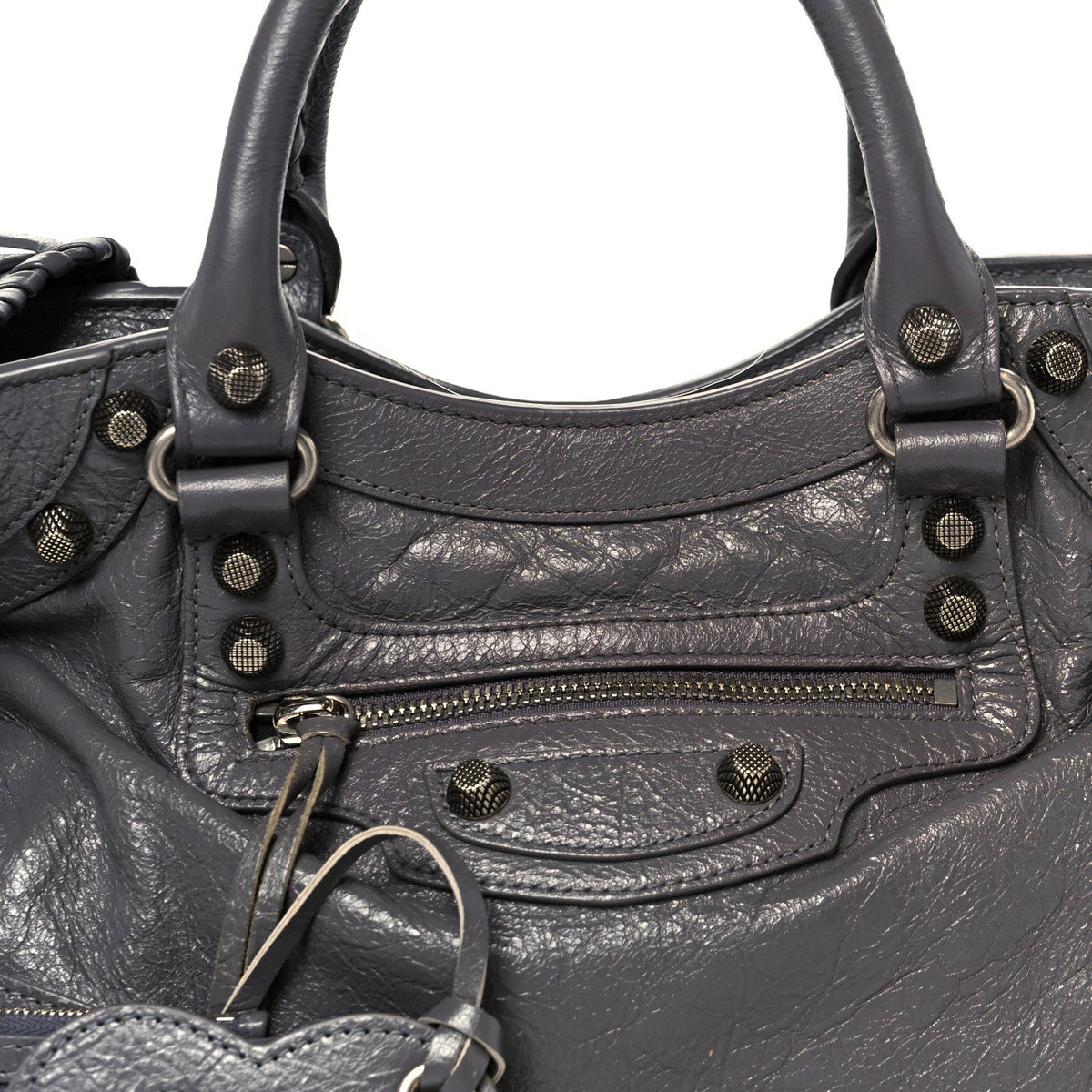 Agneau Arena Neo Cagole City Handbag Dark Grey
