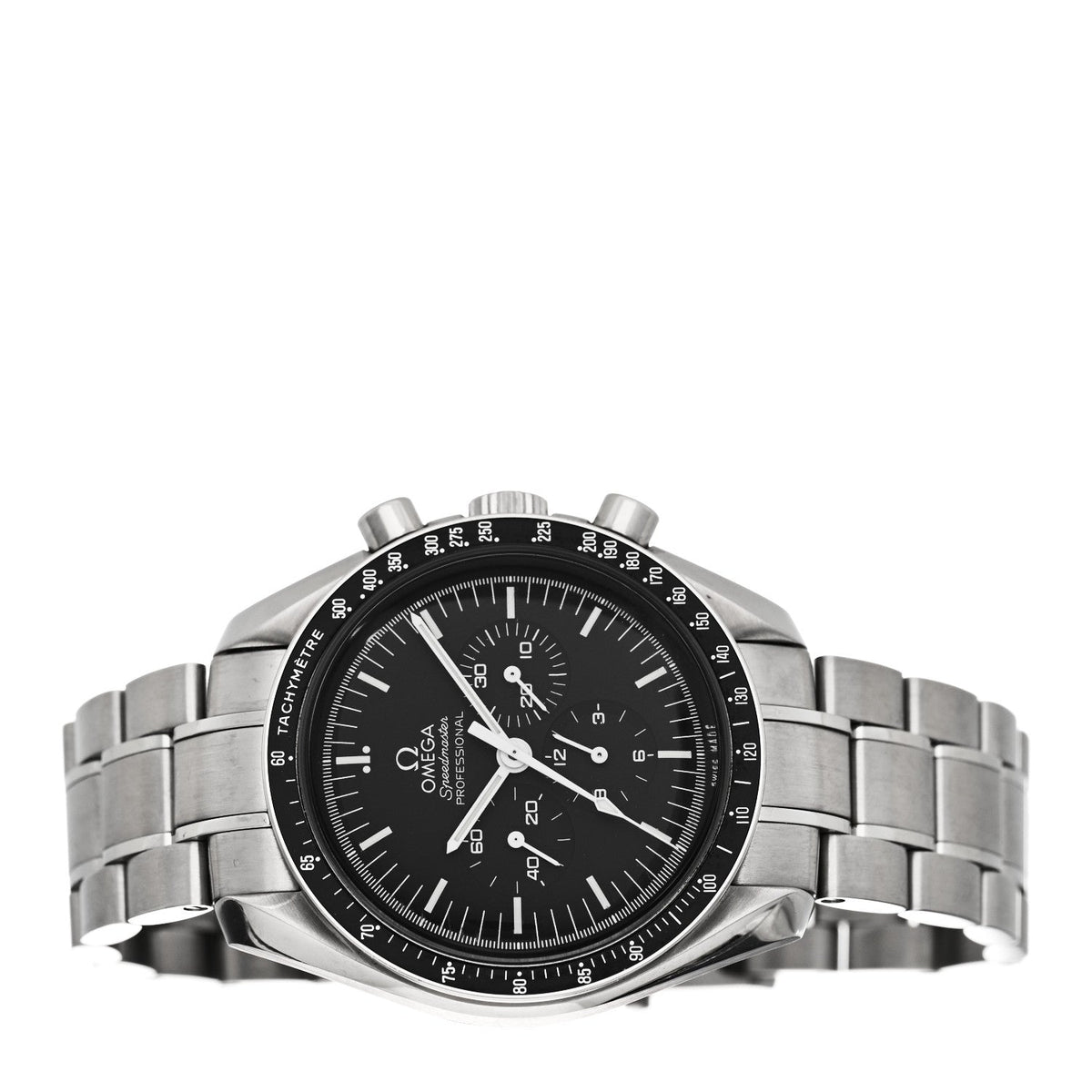 Stainless Steel 42mm Speedmaster Moonwatch Professional Chronograph Manual Winding Watch Black 311.30.42.30.01.005