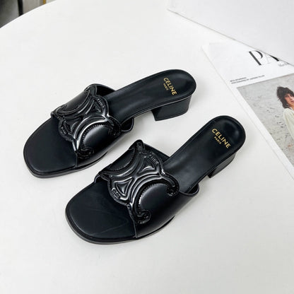 CELINE CLEMENCE MULE IN BLACK 362355045C 38NO