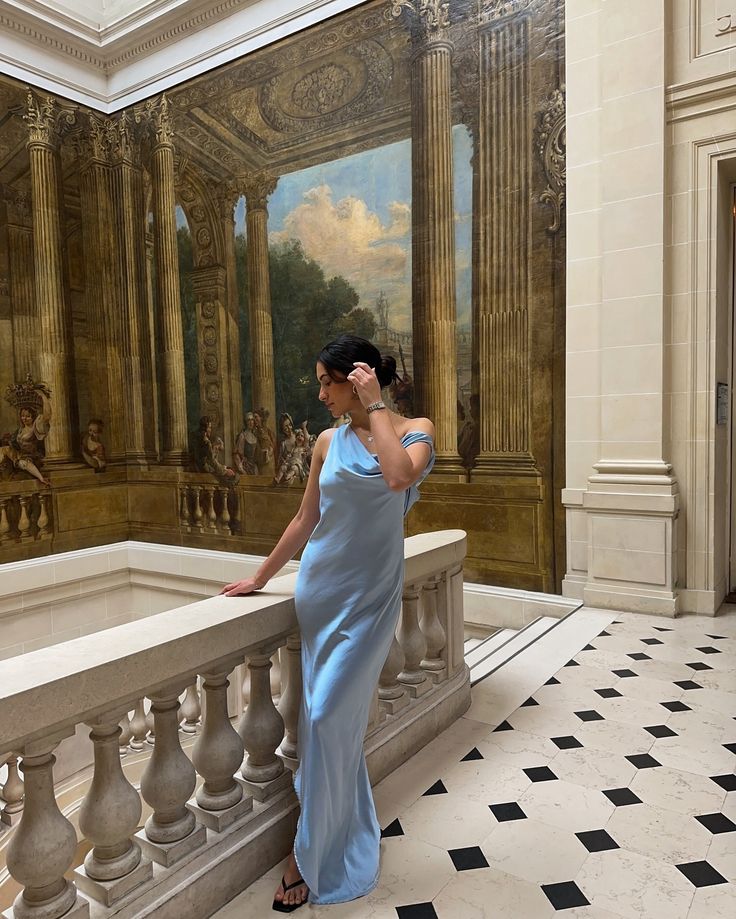 Blue Off Shoulder Backless Sheath Long Party Drses Formal Evening Dress, D300